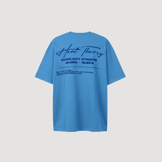 Cyan Oversized T-shirt