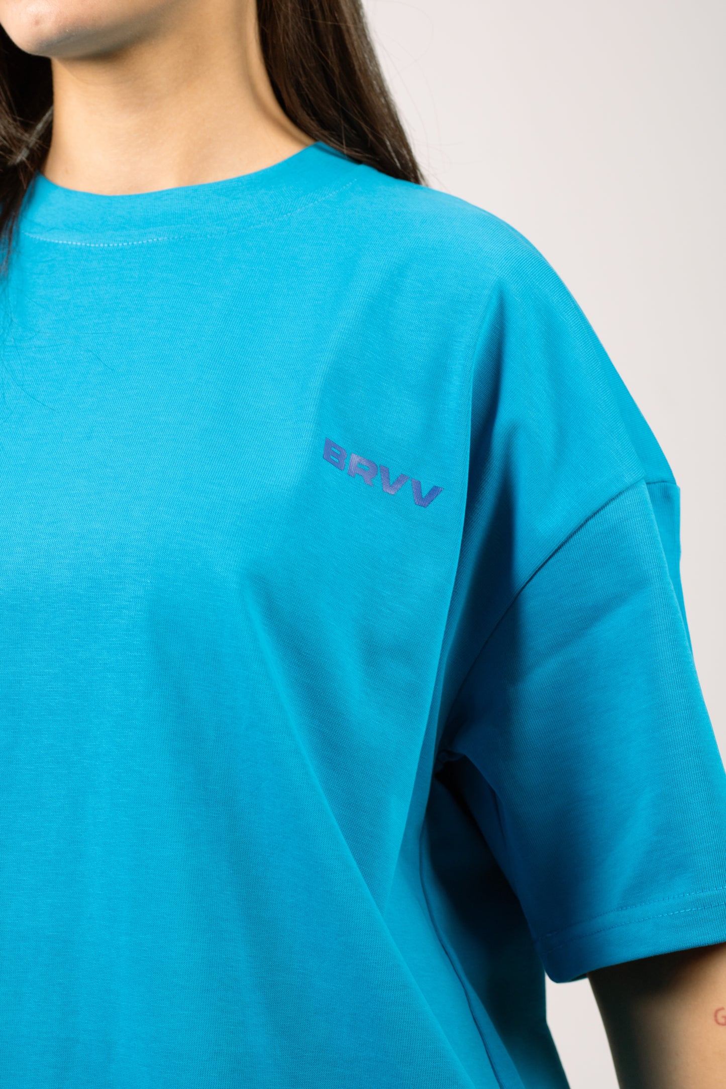Cyan Oversized T-shirt